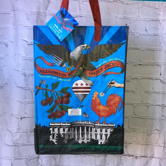 Trader Joes 2024 Washington DC Top Secret Reusable shopping Bag Tote NWT! - Picture 2 of 8